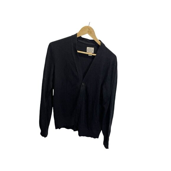 St. John’s Bay Black Knit Button Up  Cardigan Sweater S Casual Career - Picture 2 of 4